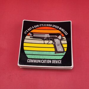 High Speed Communication Device Sticker