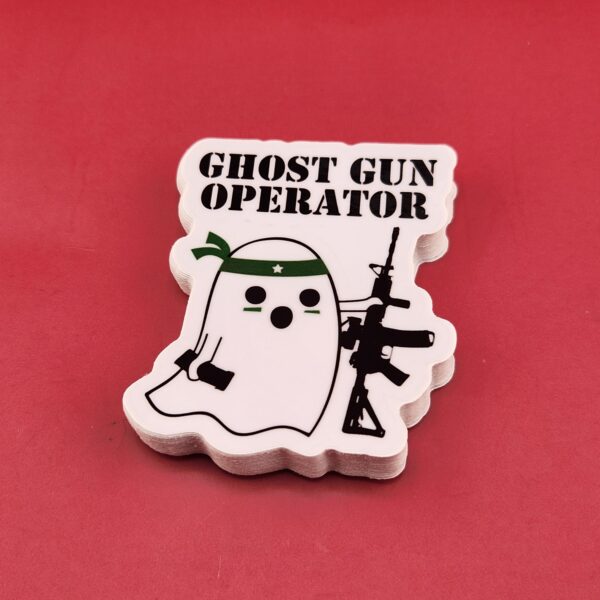 Ghost Gun Operator Sticker