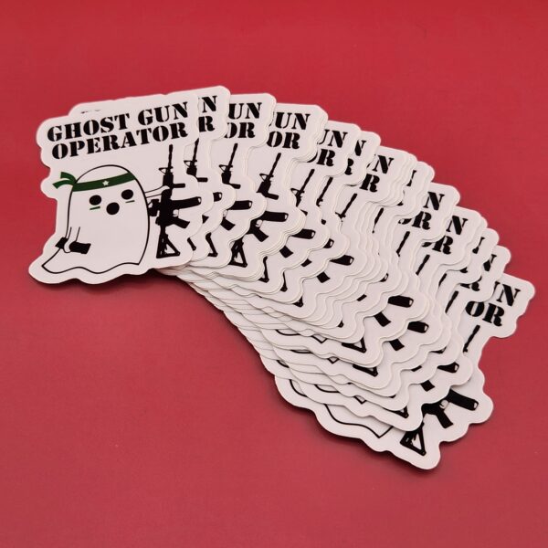 Ghost Gun Operator Sticker - Image 2