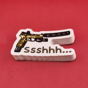 Shhhh Sticker