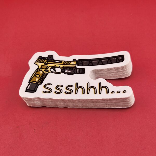 Shhhh Sticker