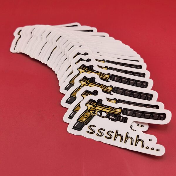 Shhhh Sticker - Image 2