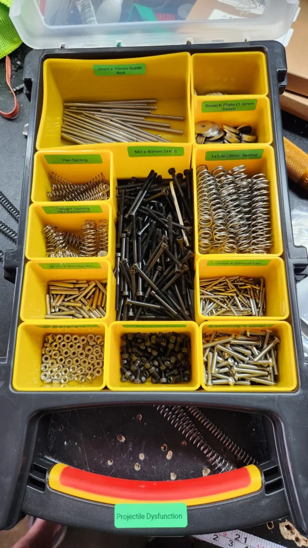 Projectile Dysfunction 15mm Launcher Hardware Kit